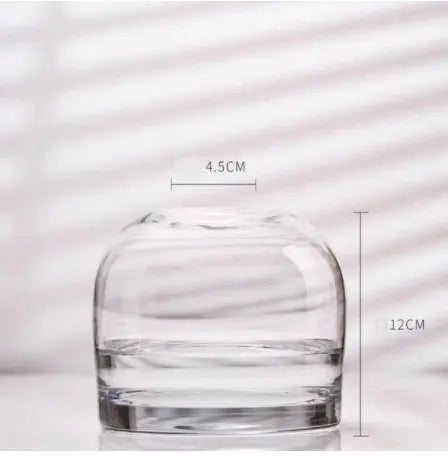 Simple Vase Creative Glass Living Room Dining Table Home Vase Vase Sunrise-sunsetsales