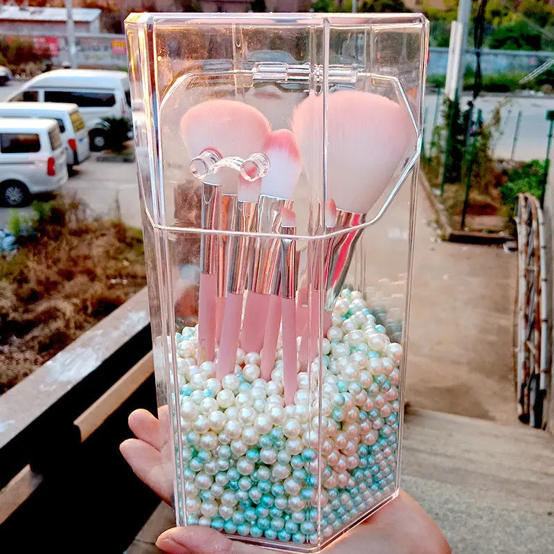 Acrylic makeup brush holder Sunrise-sunsetsales