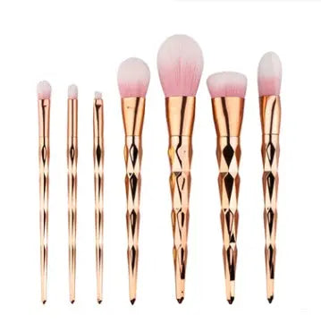 7 makeup brushes, makeup tools, diamond makeup brush foundation brush Sunrise-sunsetsales