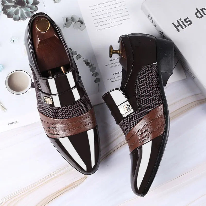 Men's shoes leather shoes men's casual shoes Sunrise-sunsetsales