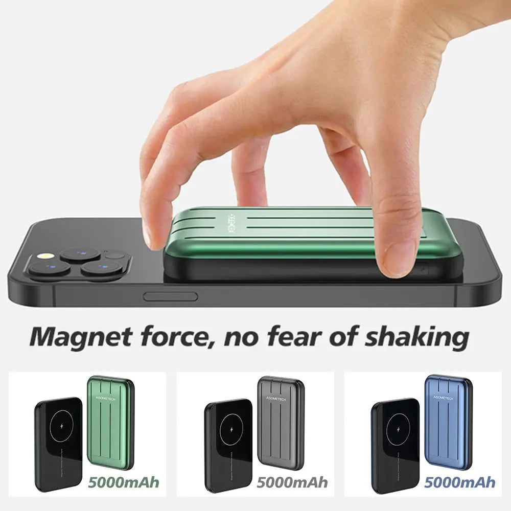 Wireless Charger Magnetic Power Bank 5000mAh Powerbank Sunrise-sunsetsales