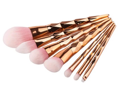 7 makeup brushes, makeup tools, diamond makeup brush foundation brush Sunrise-sunsetsales