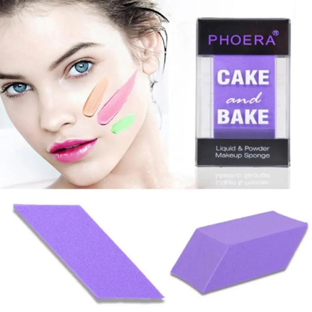 Quadrilateral shape makeup puff Sunrise-sunsetsales