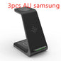 3 In 1 Fast Charging Station Wireless Charger Stand Wireless Quick Charge Dock For Phone Holder Sunrise-sunsetsales