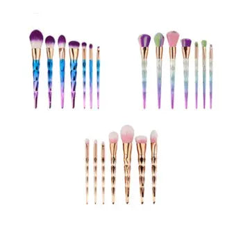 7 makeup brushes, makeup tools, diamond makeup brush foundation brush Sunrise-sunsetsales