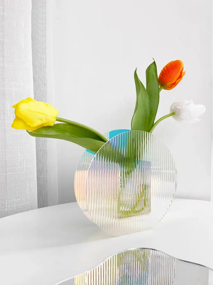 Nordic Minimalist Acrylic Vase Creative Vase Sunrise-sunsetsales