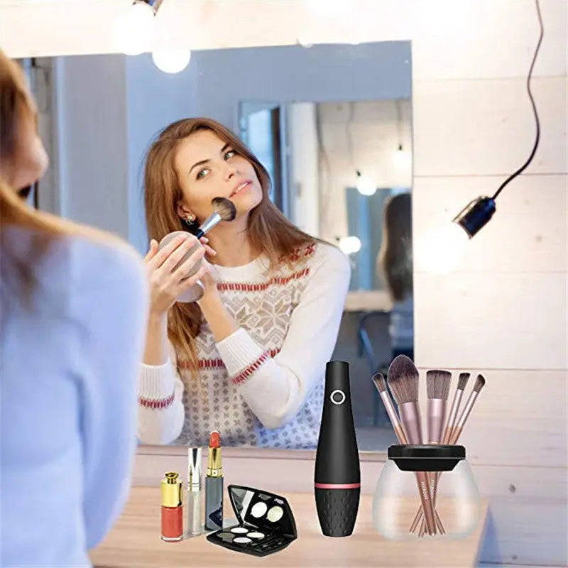 Makeup brush cleaner electric Sunrise-sunsetsales