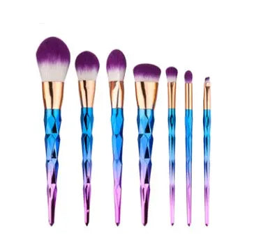 7 makeup brushes, makeup tools, diamond makeup brush foundation brush Sunrise-sunsetsales