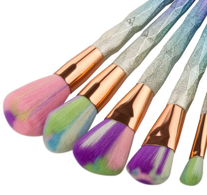 7 makeup brushes, makeup tools, diamond makeup brush foundation brush Sunrise-sunsetsales