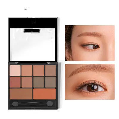 Eyeshadow Palette Pumpkin Smoky Makeup Nude Makeup Europe And America Sunrise-sunsetsales