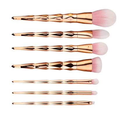 7 makeup brushes, makeup tools, diamond makeup brush foundation brush Sunrise-sunsetsales