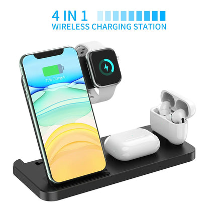 Wireless charger Three-in-one wireless charger for  phones and watches Sunrise-sunsetsales