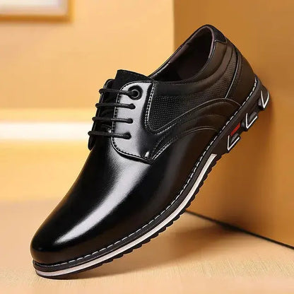 Retro Men Shoes Business Brand Leather Shoes Sunrise-sunsetsales