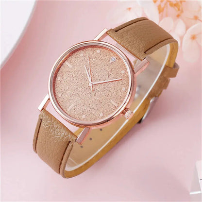 Women Wristwatch Round Dials Dress Clock Orologio Da Donna Luxury Watches Quartz Watch Stainless Steel Dial Casual Bracele Watch Sunrise-sunsetsales