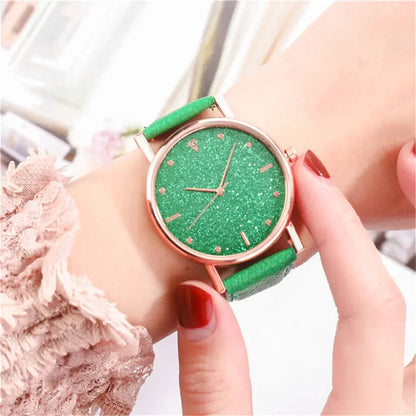 Women Wristwatch Round Dials Dress Clock Orologio Da Donna Luxury Watches Quartz Watch Stainless Steel Dial Casual Bracele Watch Sunrise-sunsetsales