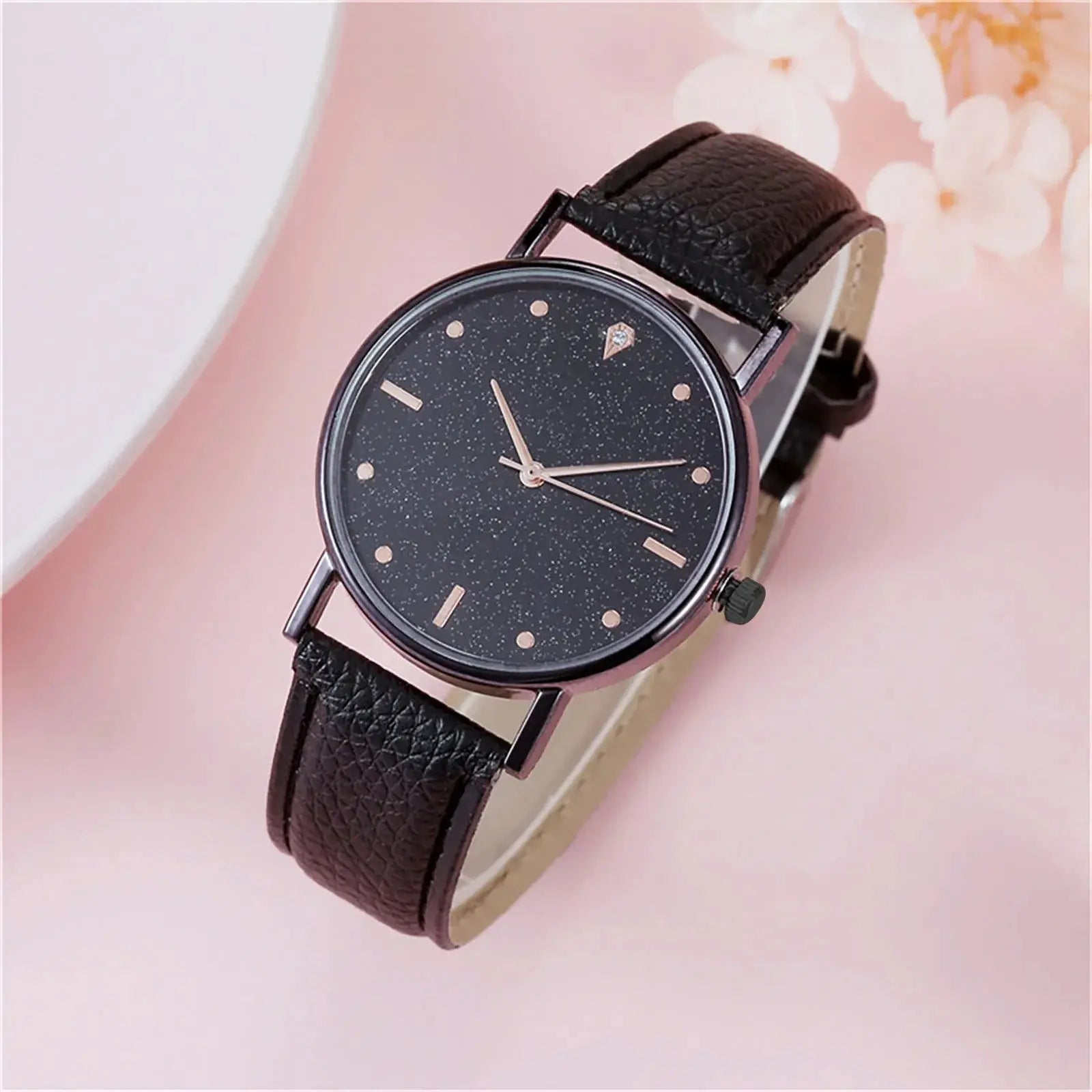 Women Wristwatch Round Dials Dress Clock Orologio Da Donna Luxury Watches Quartz Watch Stainless Steel Dial Casual Bracele Watch Sunrise-sunsetsales