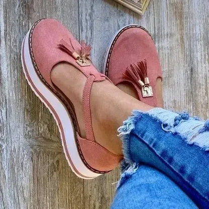 Women Flat Shoes Thick Sole Platform Shoes Sunrise-sunsetsales