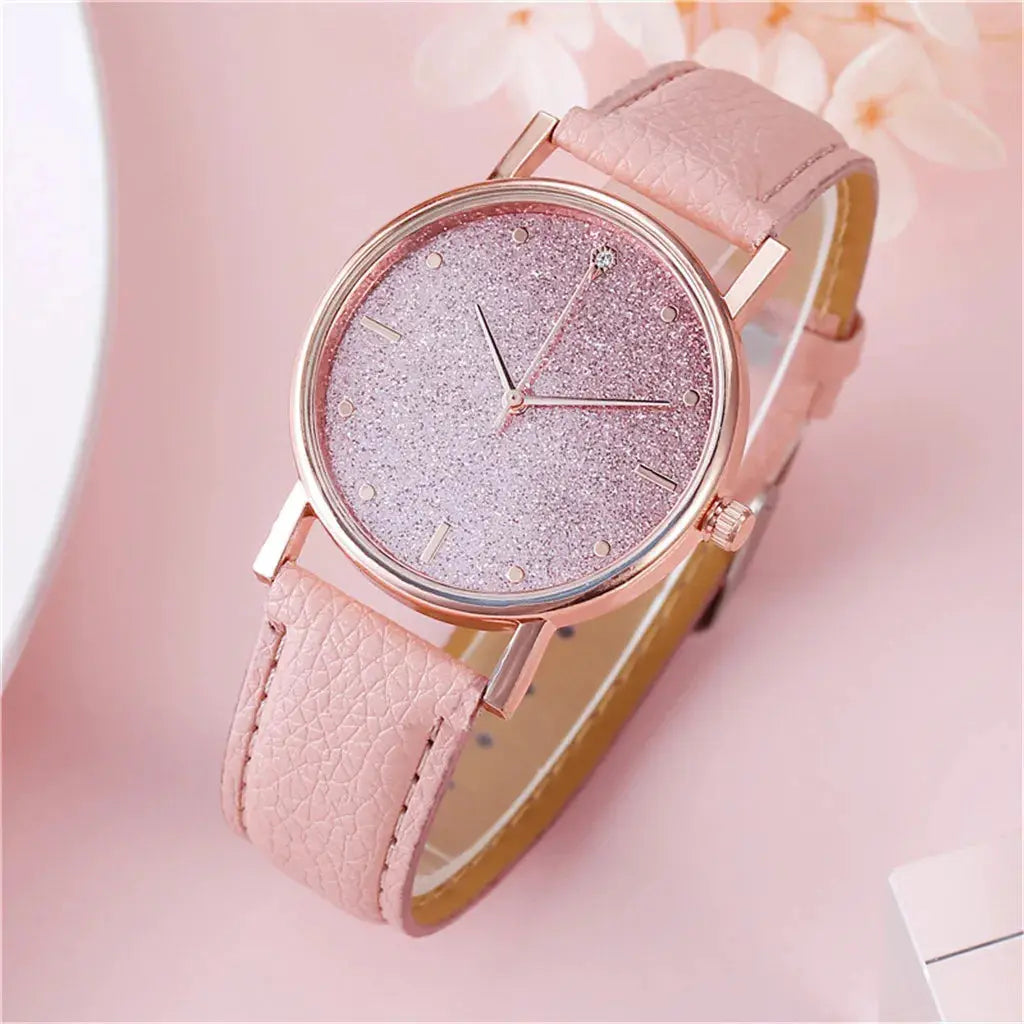 Women Wristwatch Round Dials Dress Clock Orologio Da Donna Luxury Watches Quartz Watch Stainless Steel Dial Casual Bracele Watch Sunrise-sunsetsales