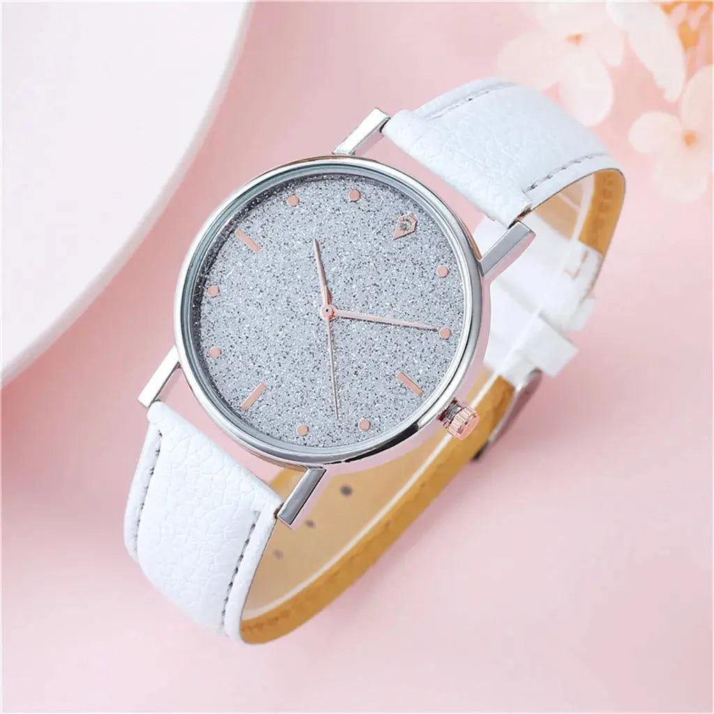 Women Wristwatch Round Dials Dress Clock Orologio Da Donna Luxury Watches Quartz Watch Stainless Steel Dial Casual Bracele Watch Sunrise-sunsetsales