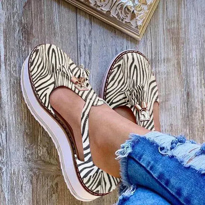 Women Flat Shoes Thick Sole Platform Shoes Sunrise-sunsetsales