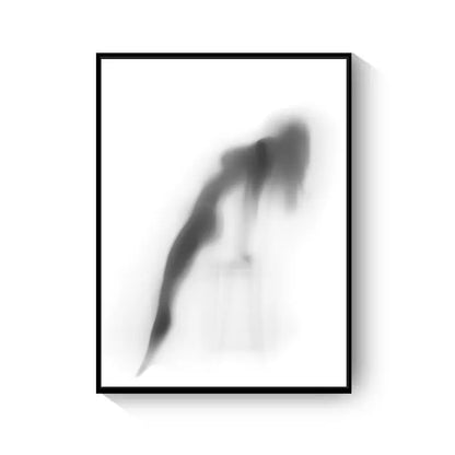 Black And White Abstract Wall Art Canvas Painting Picture Sunrise-sunsetsales