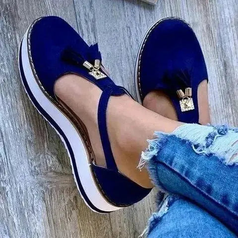 Women Flat Shoes Thick Sole Platform Shoes Sunrise-sunsetsales